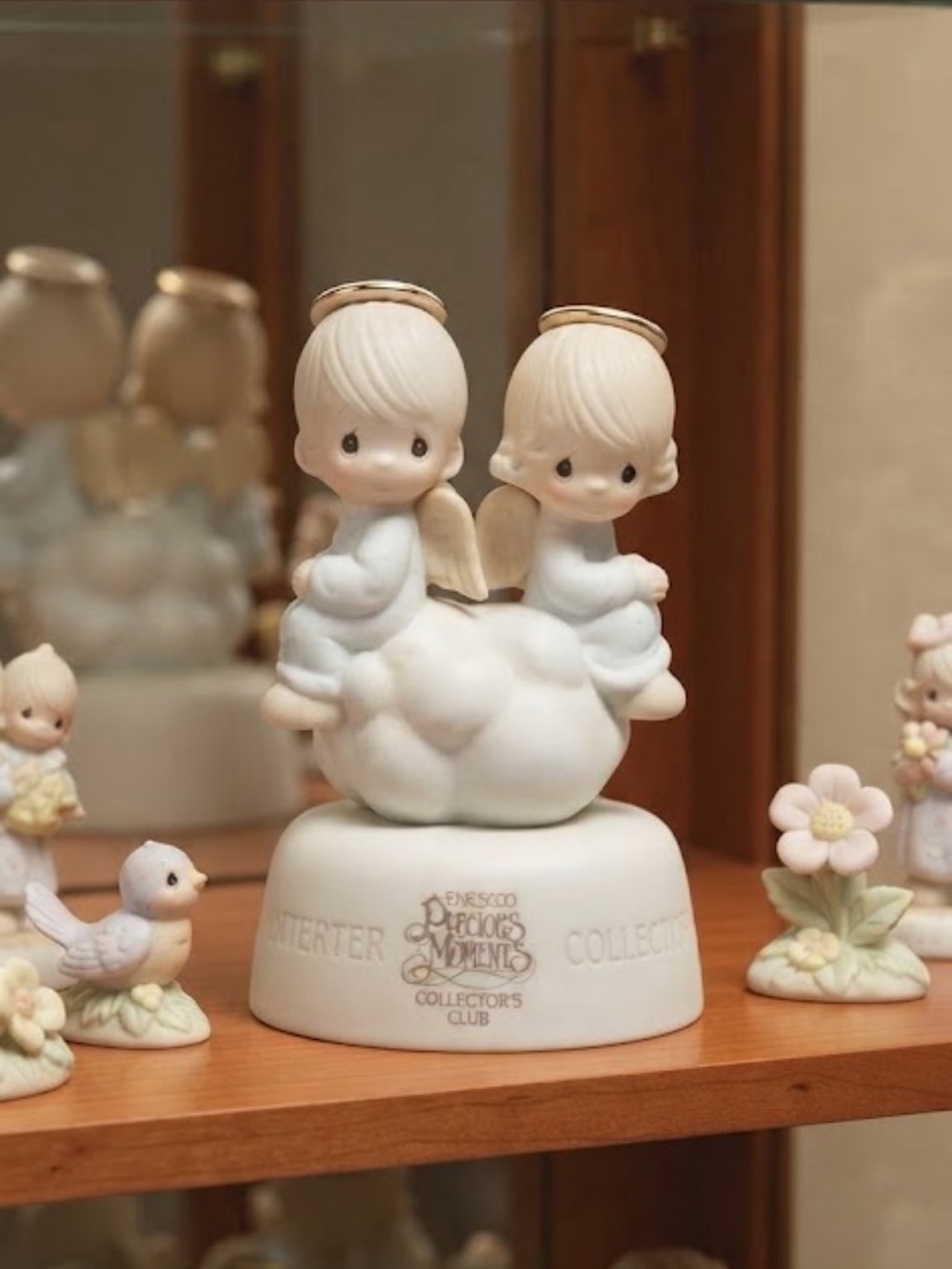 1979 Precious Moments But Love Goes On Forever Angel on Cloud